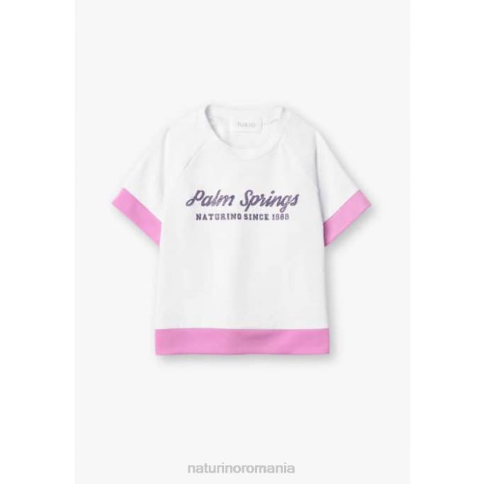 copii Naturino alb mandy tricouri 4J4P604