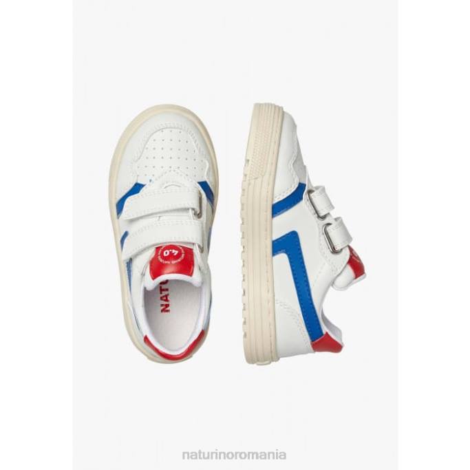 copii Naturino alb-albastru cer ceonia vl. adidași din piele artificială 4J4P48