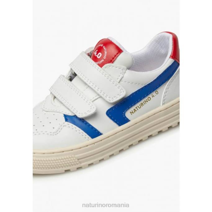 copii Naturino alb-albastru cer ceonia vl. adidași din piele artificială 4J4P48