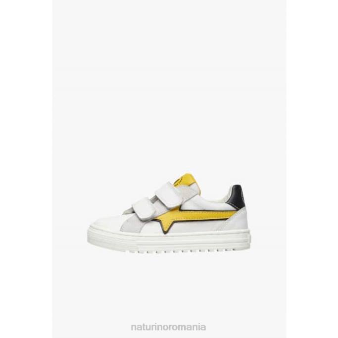 copii Naturino alb blitz vl. adidași din piele și material textil 4J4P483
