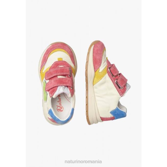 copii Naturino alb fucsia quelly vl adidasi din piele intoarsa si stofa 4J4P479