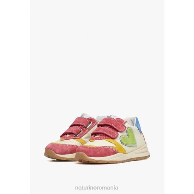 copii Naturino alb fucsia quelly vl adidasi din piele intoarsa si stofa 4J4P479