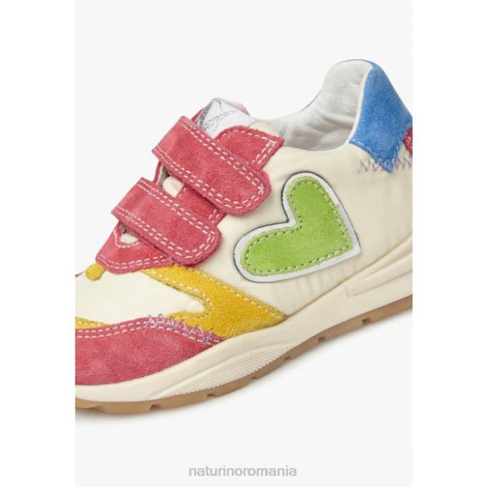copii Naturino alb fucsia quelly vl adidasi din piele intoarsa si stofa 4J4P479