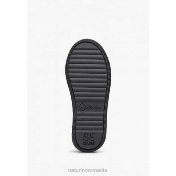 copii Naturino alb-marine stâncă vl adidași din piele cu velcro 4J4P362