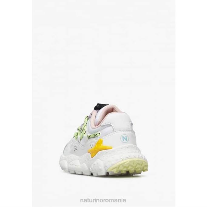 copii Naturino alb raikiri junior. adidași din piele artificială și țesătură tehnică 4J4P38