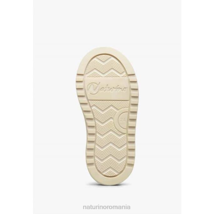 copii Naturino alb-roz pudra ceonia vl. adidași din piele artificială 4J4P46