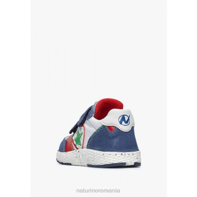 copii Naturino albastru alb jesko star vl. adidasi din piele intoarsa si stofa 4J4P500