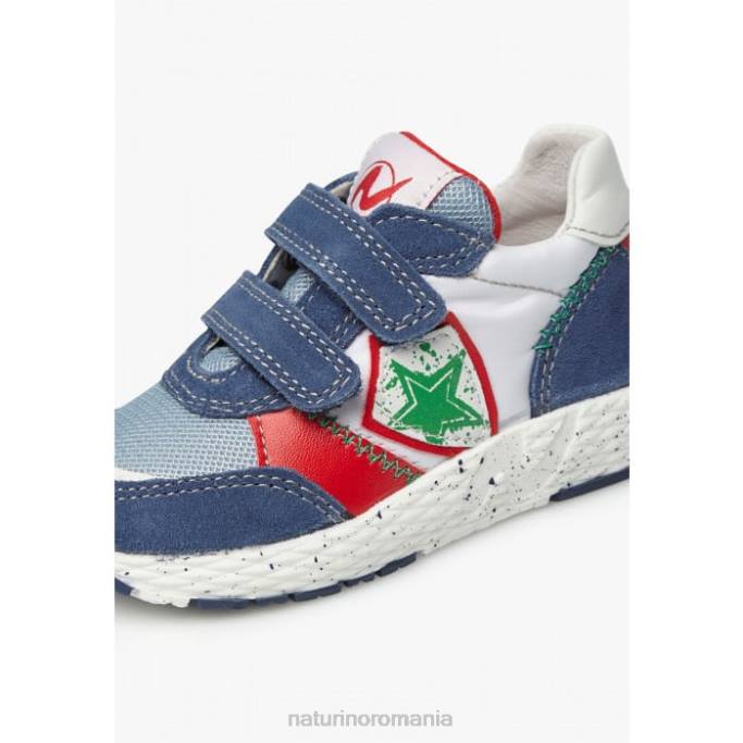copii Naturino albastru alb jesko star vl. adidasi din piele intoarsa si stofa 4J4P500