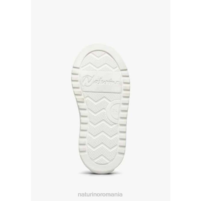 copii Naturino albastru alb val vl. adidași din piele și material textil 4J4P444