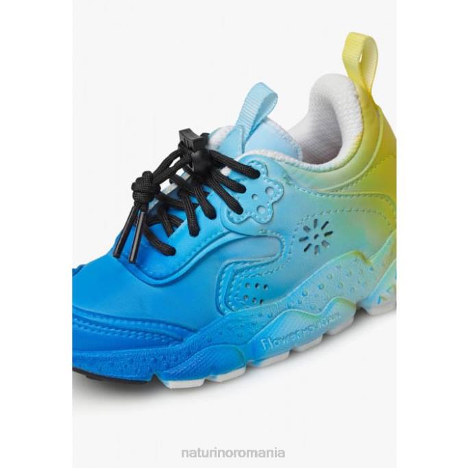 copii Naturino albastru-albastru cer doi junior. adidași din piele ecologică și material textil 4J4P39