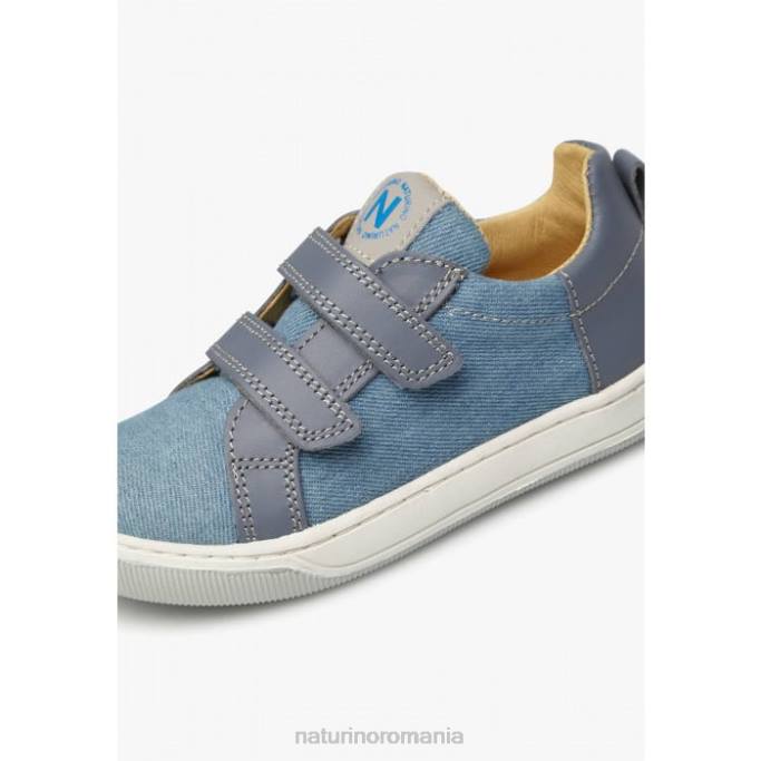 copii Naturino albastru deschis caleb vl adidași din denim 4J4P433