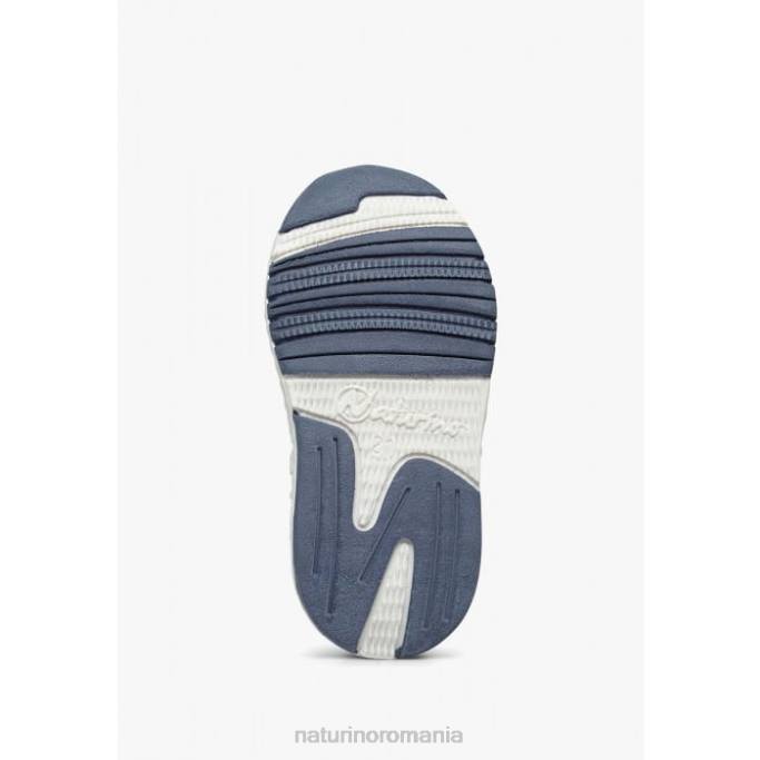 copii Naturino albastru deschis-galben jesko vl. adidași din material tehnic și piele de căprioară 4J4P469