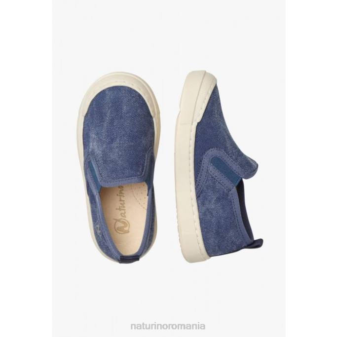 copii Naturino albastru henntor adidași din material textil 4J4P393