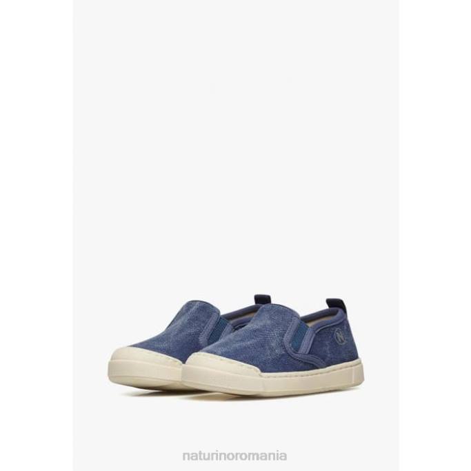 copii Naturino albastru henntor adidași din material textil 4J4P393