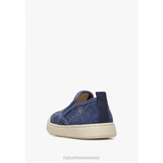 copii Naturino albastru henntor adidași din material textil 4J4P393
