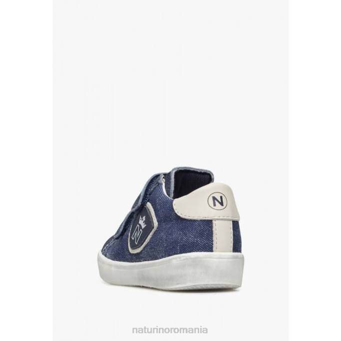 copii Naturino albastru korey 2 vl adidași din material textil 4J4P446