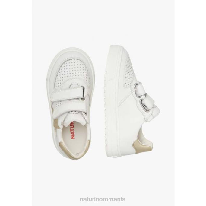 copii Naturino aur alb hess vl. adidași din piele 4J4P426