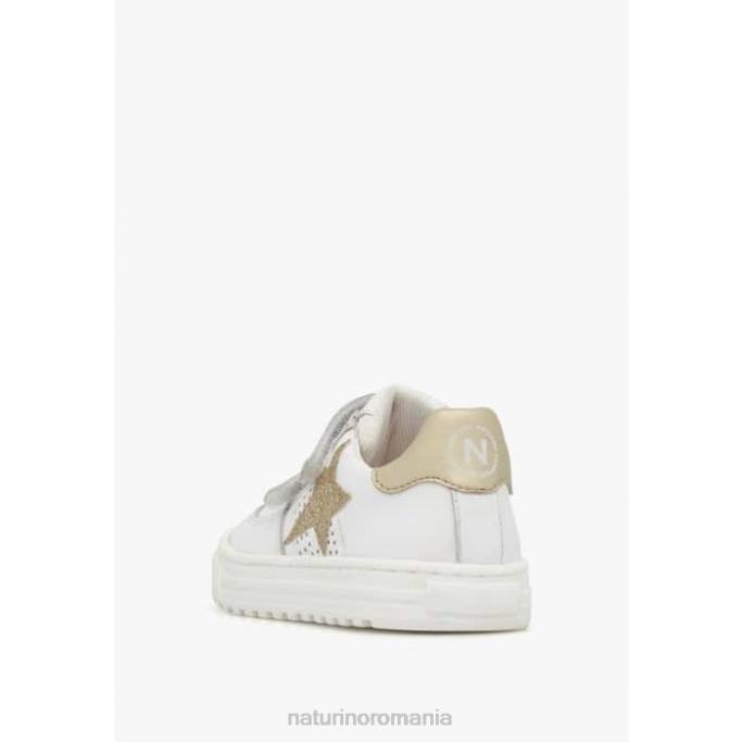 copii Naturino aur alb hess vl. adidași din piele 4J4P426