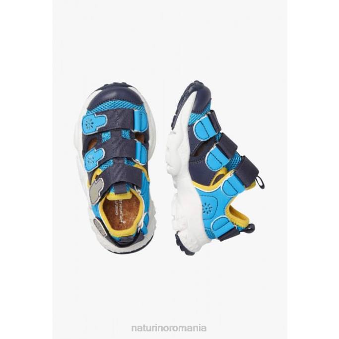 copii Naturino bleumarin-albastru deschis ray junior vl. adidași din piele ecologică și material textil 4J4P30