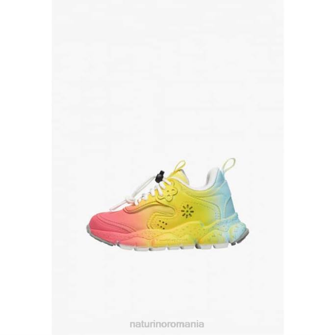copii Naturino fucsie doi junior. adidași din piele ecologică și material textil 4J4P40