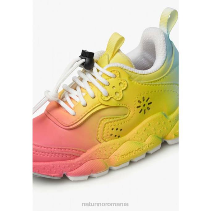 copii Naturino fucsie doi junior. adidași din piele ecologică și material textil 4J4P40