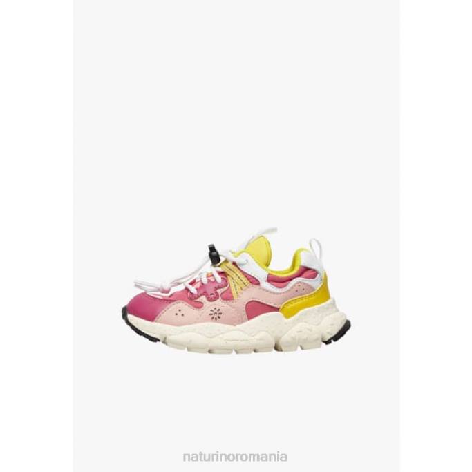 copii Naturino fucsie yamano 3 junior. adidași din piele ecologică și țesătură tehnică 4J4P36