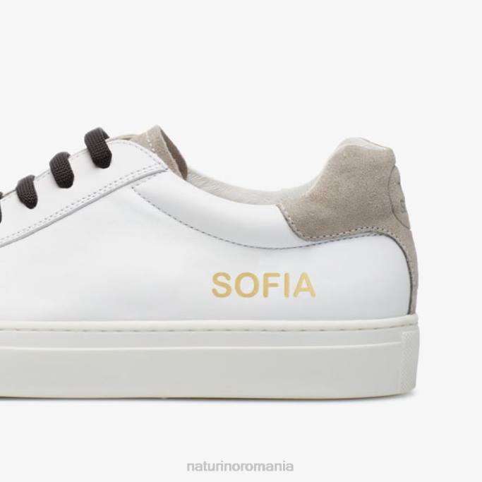 copii Naturino gri/alb Gemenii adidași din piele 4J4P602