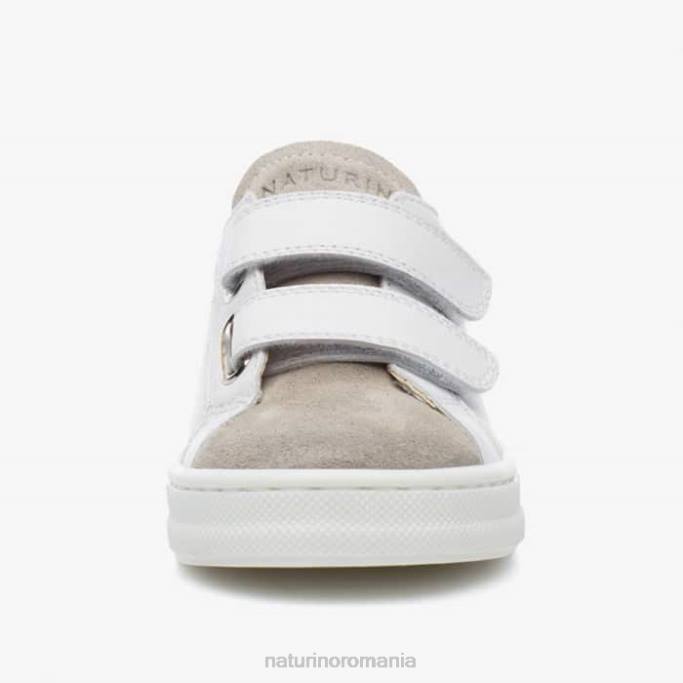 copii Naturino gri/alb gemeni vl adidași din piele 4J4P603