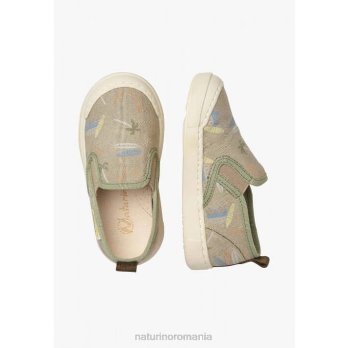 copii Naturino gri henntor adidași din material textil 4J4P472