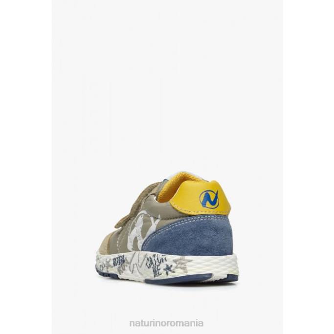 copii Naturino gri porumbel jesko vl. adidasi din piele intoarsa si tesatura tehnica 4J4P413
