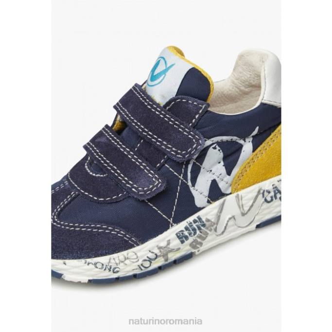 copii Naturino marina jesko vl. adidasi din piele intoarsa si tesatura tehnica 4J4P504