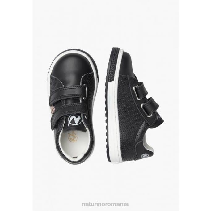 copii Naturino negru cusătură vl adidași din piele 4J4P443