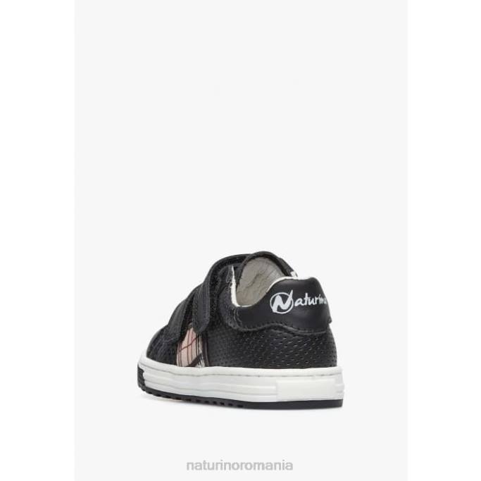 copii Naturino negru cusătură vl adidași din piele 4J4P443