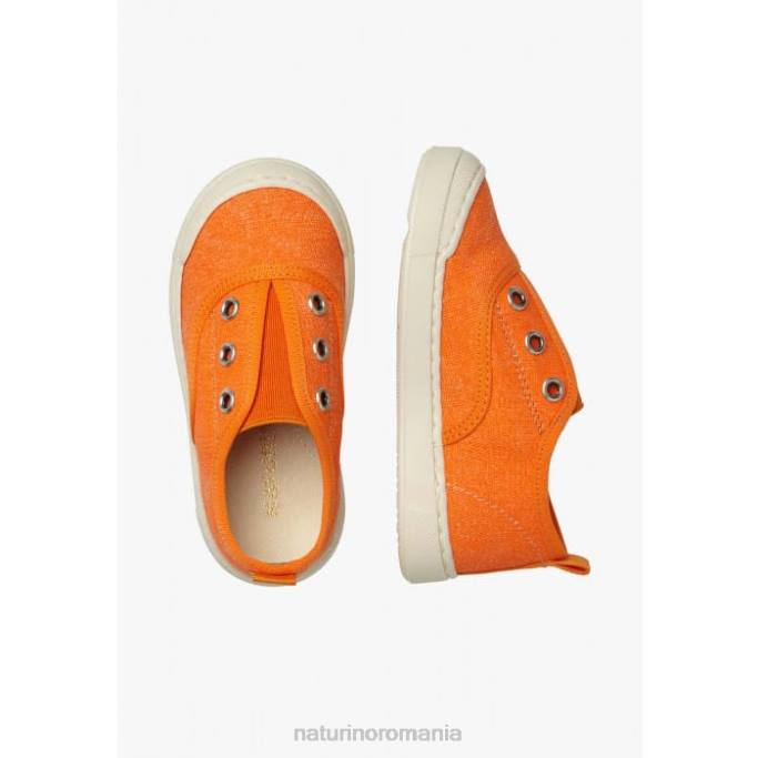copii Naturino portocale dabos adidași din material textil 4J4P510