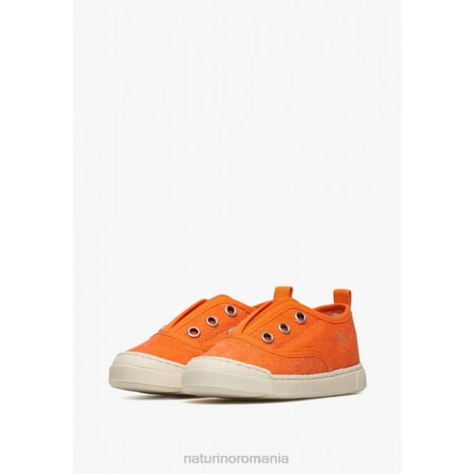 copii Naturino portocale dabos adidași din material textil 4J4P510