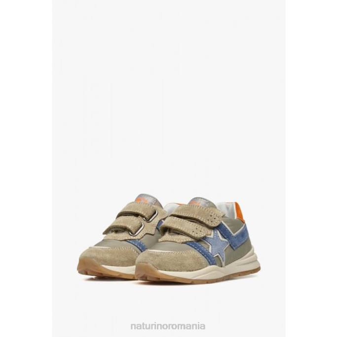 copii Naturino porumbel gri-albastru evon vl adidasi din piele intoarsa si stofa 4J4P448