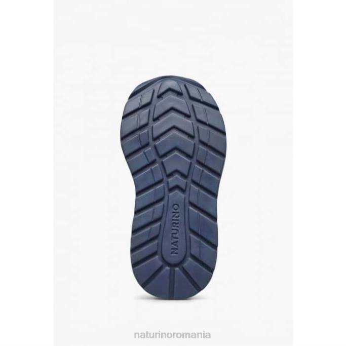 copii Naturino porumbel gri-verde bley vl adidasi din piele intoarsa si stofa 4J4P394