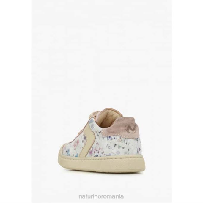 copii Naturino roz clarendon zip adidași din piele și piele de căprioară 4J4P411
