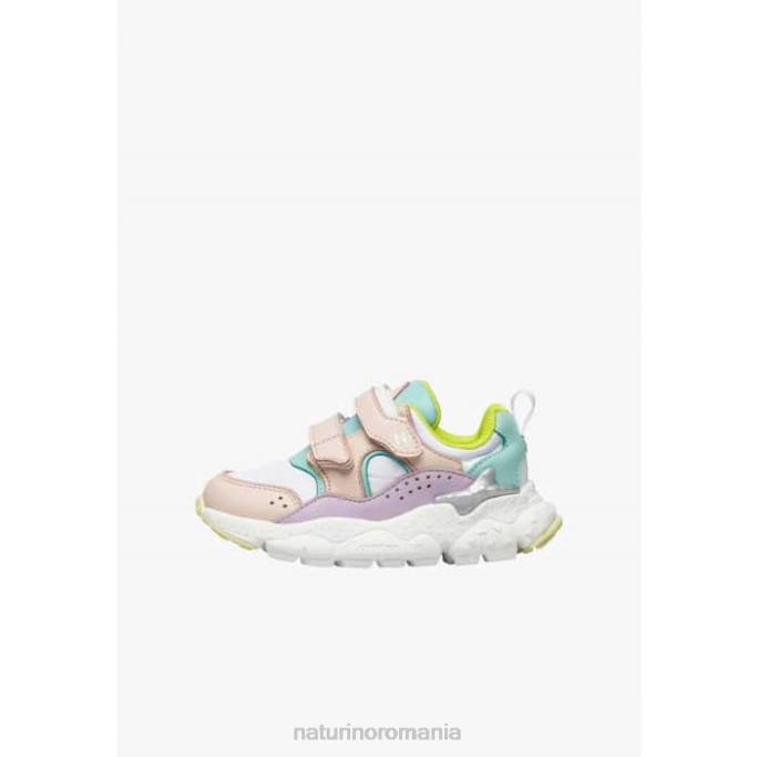 copii Naturino roz-liliac-turcoaz akio junior vl. adidași din piele artificială și țesătură tehnică 4J4P44