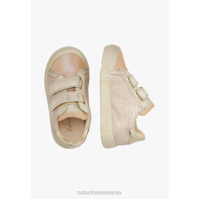 copii Naturino roz pudra-platină clarendon vl adidași din piele și piele de căprioară 4J4P440