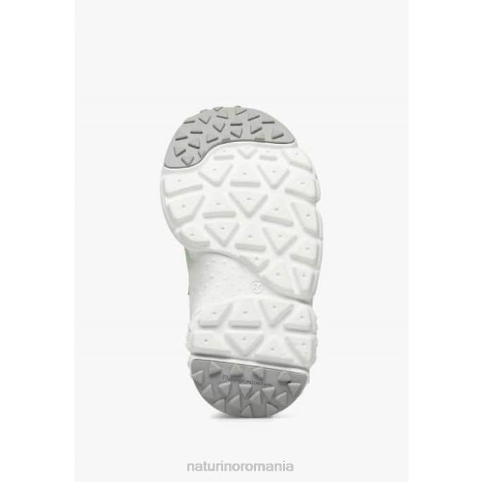 copii Naturino roz-verde ray junior vl. adidași din piele ecologică și material textil 4J4P31