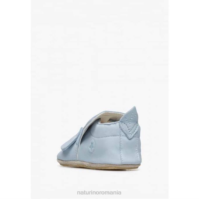 bebelus Naturino albastru deschis dlin pantofi de pătuț cu plasture pentru câini 4J4P8