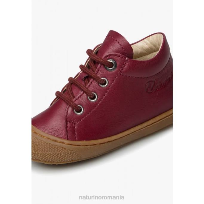 copii Naturino Burgundia cocon pantofi pentru copii din piele napa 4J4P183