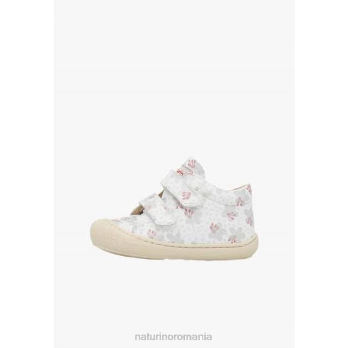 copii Naturino alb-argintiu cocon vl pantofi primii pasi din piele 4J4P160