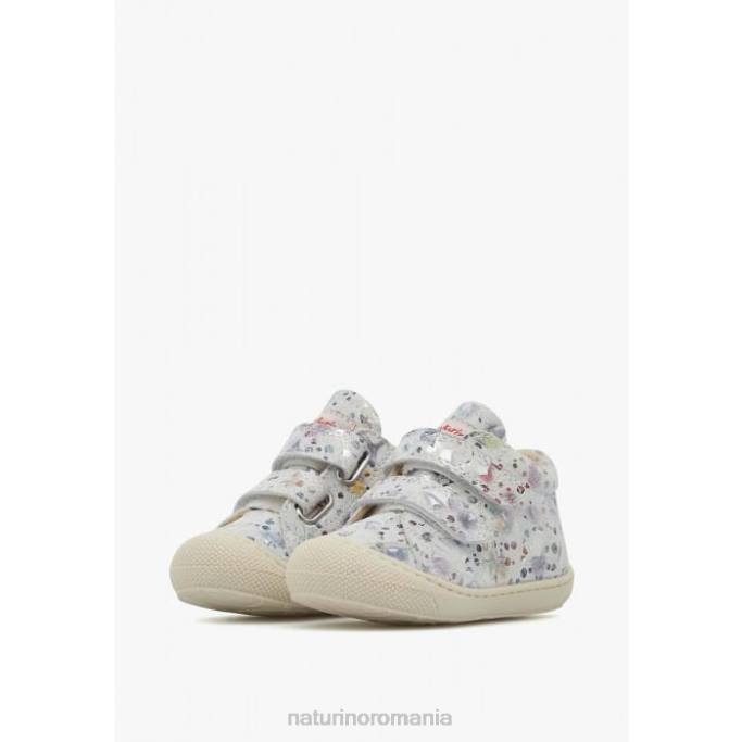 copii Naturino alb cocon vl pantofi de piele intoarsa primii pasi 4J4P181