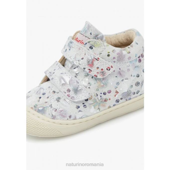 copii Naturino alb cocon vl pantofi de piele intoarsa primii pasi 4J4P181