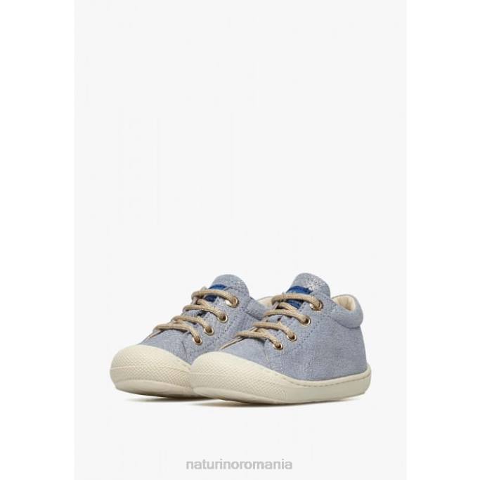 copii Naturino albastru deschis cocon pantofi de piele intoarsa primii pasi 4J4P163