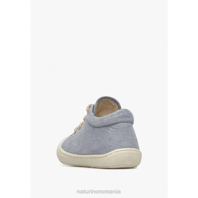 copii Naturino albastru deschis cocon pantofi de piele intoarsa primii pasi 4J4P163