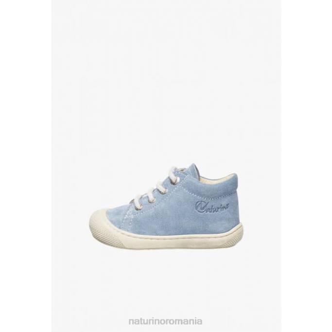copii Naturino albastru deschis cocon pantofi de piele intoarsa primii pasi 4J4P212