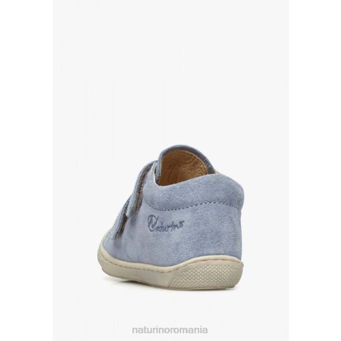 copii Naturino albastru deschis cocon vl pantofi de piele intoarsa primii pasi 4J4P215